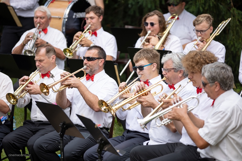 Koncert Velkého dechového orchestru Mělník